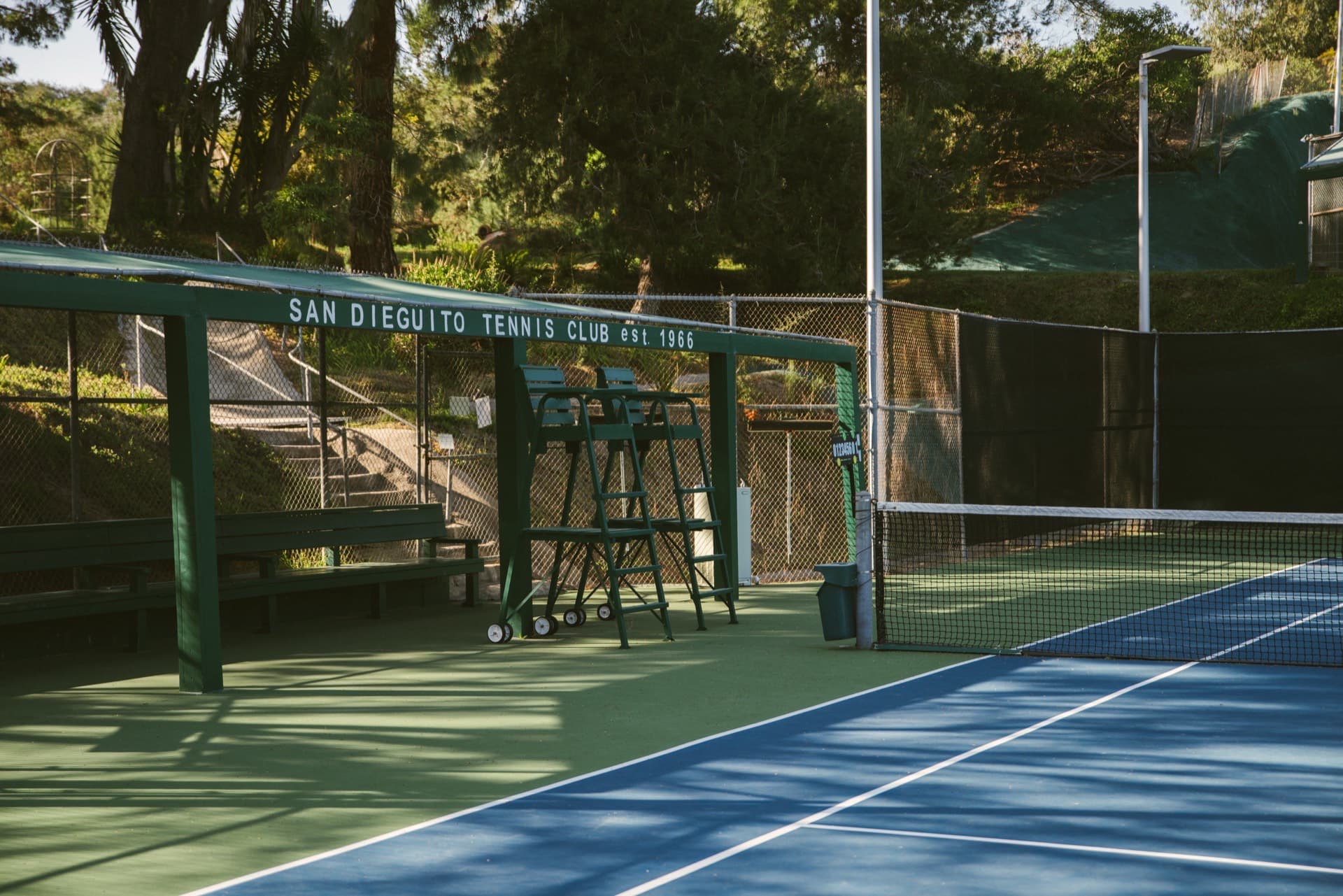 San Dieguito Tennis Club sign